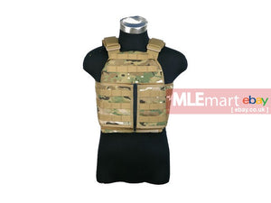 MLEmart.com - Pantac Molle HPC Plate Carrier with Cummerbund,Medium,Cordura,Camo