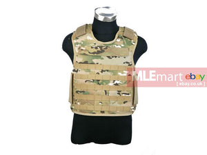 MLEmart.com - Pantac Molle Paca Body Armor,Large,Cordura,Camo