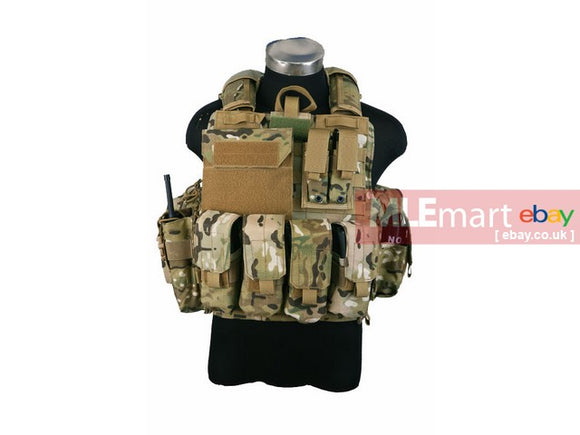 MLEmart.com - Pantac Releaseable Molle Armor Marinetime Version Large,Cordura,Camo