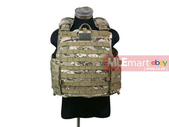 MLEmart.com - Pantac Releaseable Molle Armor Marinetime Version,Armor Cover Only, Large,Cordura,Camo