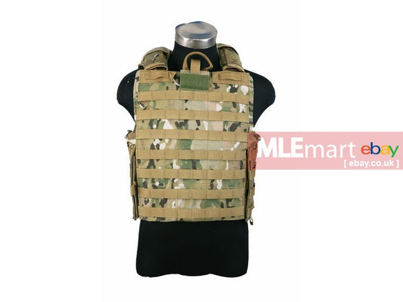 MLEmart.com - Pantac Releaseable Molle Armor Marinetime Version,Armor Cover Only, Medium,Cordura,Camo