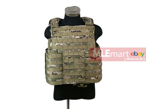 MLEmart.com - Pantac Releaseable Molle Armor Land Version,Armor Cover Only, Large,Cordura,Camo