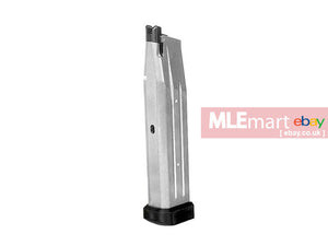 MLEmart.com - ProWin 170mm 41rd Magazine for Marui Hi-Capa 5.1 (Silver / IPSC Type)