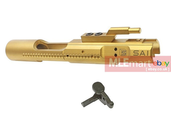 MLEmart.com - RA-TECH EMG SAI Licensed Steel Bolt Carrier and Steel Bolt Catch Set For WE M4/M16 series Airsoft GBB rifles