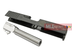 MLEmart.com - RA-TECH New CNC Stainless slide & CNC Stainless Outer barrel for KJ G19 / G23 (FBI 100th Anniv. )