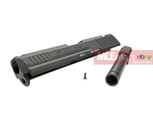 MLEmart.com - RA-TECH Marui HK.45 CNC Aluminum Slide & CNC Steel Outer barrel (BC)