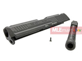 MLEmart.com - RA-TECH Marui HK.45 CNC Aluminum Slide & CNC Steel Outer barrel 14MM CCW (BC)