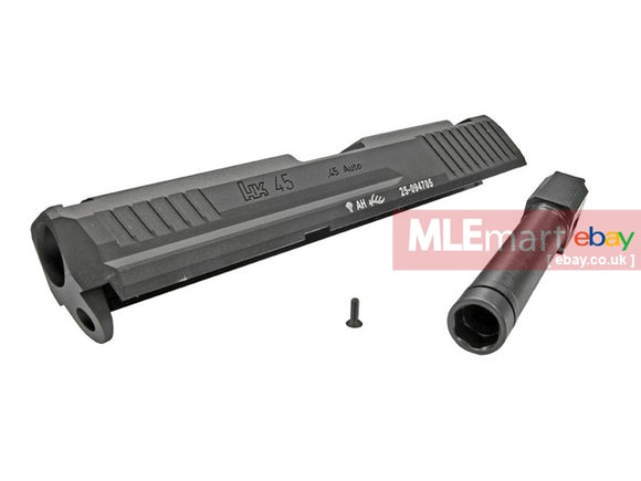 MLEmart.com - RA-TECH Marui HK.45 CNC Aluminum Slide & CNC Steel Outer barrel (AH)