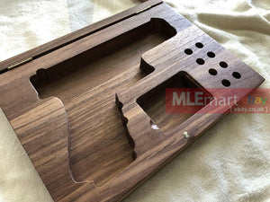 MLEmart.com - RA-TECH Glock walnut wooden case for WE G17 / G18C