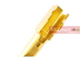 MLEmart.com - RGW PMM Glock Compensator Barrel Set (Long Version) for VFC (Umarex) Glock 17 Gen 5 GBB Pistol - Gold