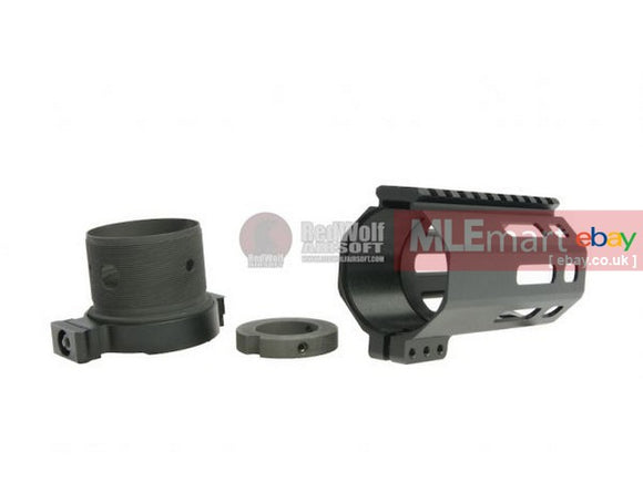 MLEmart.com - RGW M4 QD Takedown System MLOK Handguard for WE /VFC M4/ AR15 GBBR - Black (4 inch)