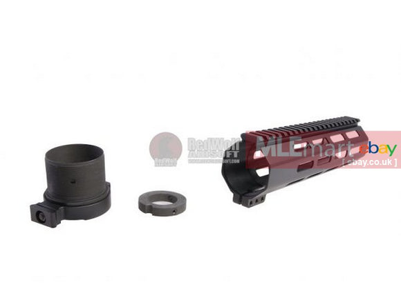 MLEmart.com - RGW M4 QD Takedown System MLOK Handguard for WE /VFC M4/ AR15 GBBR - Black (9 inch)