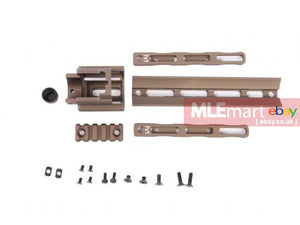 MLEmart.com - RGW M-Lok Kit for Tokyo Marui SCAR Next Generation AEG - TAN