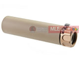 MLEmart.com - RGW SOCOM762 RC Mini Suppressor with 14mm CCW SF Muzzle Brake - FDE