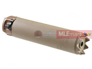 MLEmart.com - RGW SOCOM556 RC1 Monster Suppressor with 14mm CCW SF Muzzle Brake - FDE