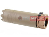 MLEmart.com - RGW SOCOM556 RC1 Mini Monster Suppressor with 14mm CCW SF Muzzle Brake - FDE