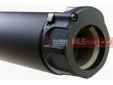 MLEmart.com - RGW SF SOCOM46 Mini Dummy Silencer for Umarex (VFC / KWA) MP7 GBB / VFC MP7 AEG (12mm CW) - BK