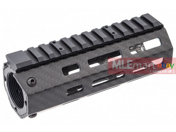 MLEmart.com - Revanchist Carbon Fiber M-LOK Handguard Rail For Marui TM MWS GBBR Series ( 5.5