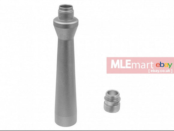 MLEmart.com - Revanchist Aluminum Ultra Outer Barrel For Novritsch SSP5 GBBP ( 14mm CCW Adaptor ) Silver