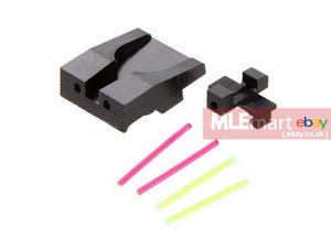 Saph Optical Fiber Aluminium Front & Rear Sight for TM XDM - MLEmart.com