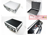 Saph Aluminium Pistol Case with Lock Size:(278 x 235 x 100)mm (Black & Silver) - MLEmart.com