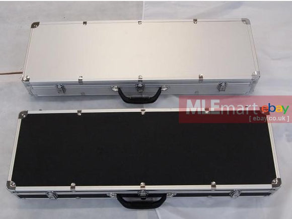 Saph Aluminium Rifle Case Size:100cm (Black & Silver) - MLEmart.com