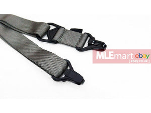 Saph Multi-Mission Nylon 1 Point/2 Point Sling (BK, OD, DE, FG) - MLEmart.com