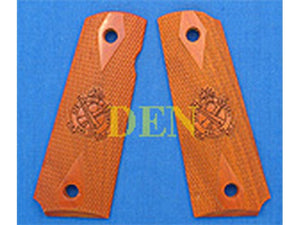 Shooters Design Springfield Wood Grip For Marui M1911A1 Colt Government (Light Brown) - MLEmart.com