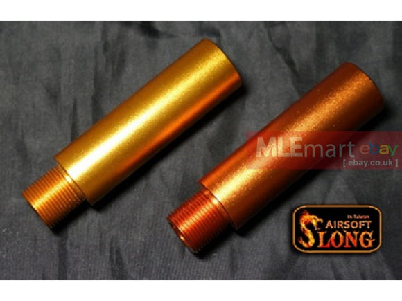 SLONG Aluminum extension M4 outer barrel (57mm -Orange Copper) - MLEmart.com