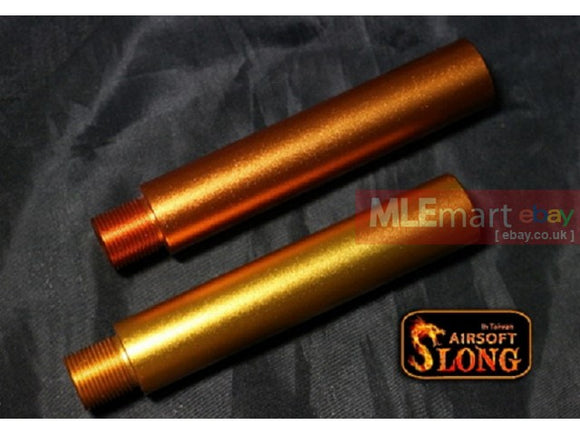 SLONG Aluminum extension M4 outer barrel (86mm-Orange Copper) - MLEmart.com