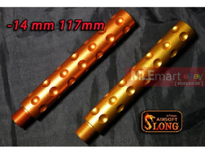 SLONG Aluminum extension M4 outer barrel Type A (117mm-Orange Copper) - MLEmart.com