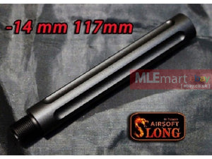 SLONG Aluminum extension M4 outer barrel Type C (117mm-Black) - MLEmart.com