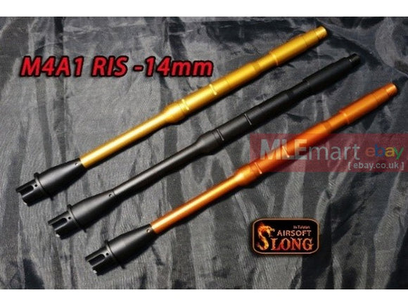 SLONG Aluminum M4A1/RIS outer barrel  (Black) - MLEmart.com