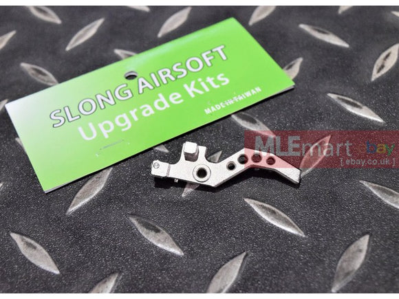 SLONG CNC Steel Zero Resistance 45 Degree Trigger for VSR10 (Silver) - MLEmart.com