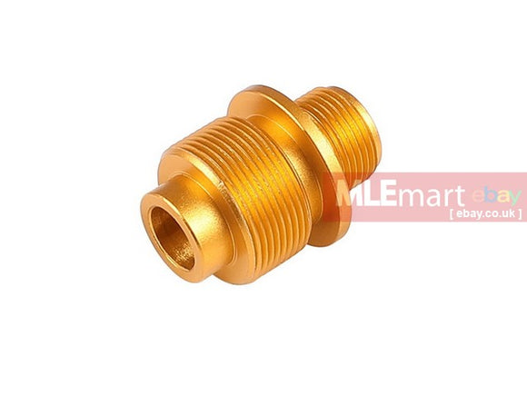 SLONG Suppressor Adaptor For Marui VSR10 (Gold-14mm CCW) - MLEmart.com