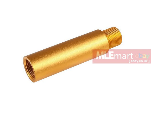 MLEmart.com - SLONG Aluminum extension M4 outer barrel ( 57mm - Golden )