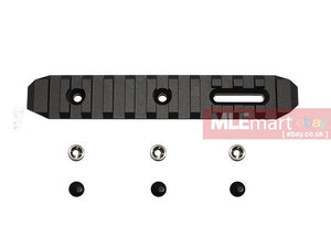 SLONG CNC M-LOK Rail-128mm Black - MLEmart.com