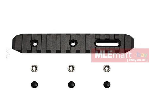 SLONG CNC M-LOK Rail-128mm Black - MLEmart.com