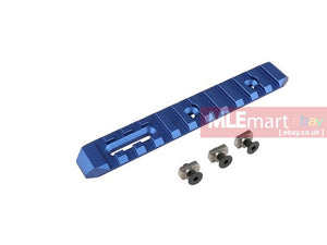 SLONG CNC M-LOK Rail-128mm Blue - MLEmart.com