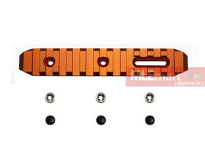 SLONG CNC M-LOK Rail-128mm Orange - MLEmart.com