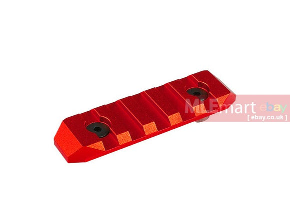 SLONG CNC M-LOK Rail-68mm Red - MLEmart.com