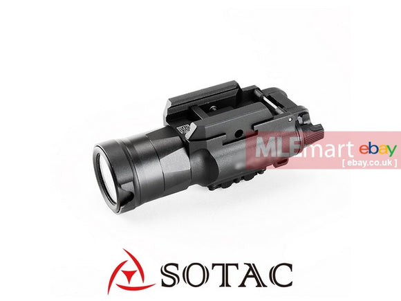 SOTAC Tactical XH35 Weapon Flashlight (Black) - MLEmart.com