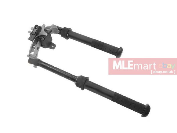 UFC BT35 5-H Atlas Bipod For KeyMod / M-LOK (Black) - MLEmart.com