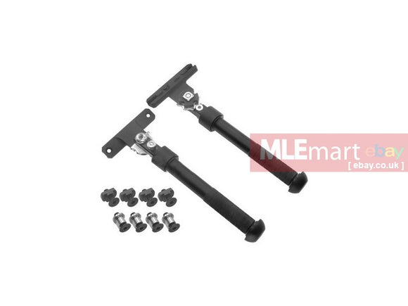 UFC BT10 V8 Atlas Side Mounted Bipod For Keymod/M-LOK(Black) - MLEmart.com