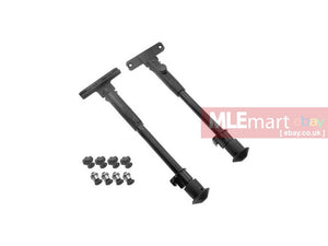 UFC Side Mounted Swivel Bipod For KeyMod / M-LOK (Black) - MLEmart.com