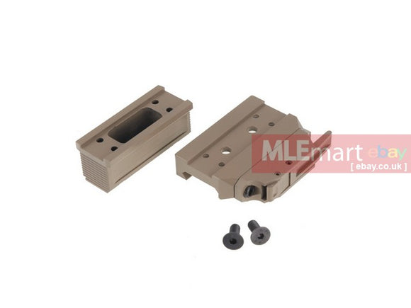 UFC BOBRO Style T1 QD Mount With Riser TAN - MLEmart.com