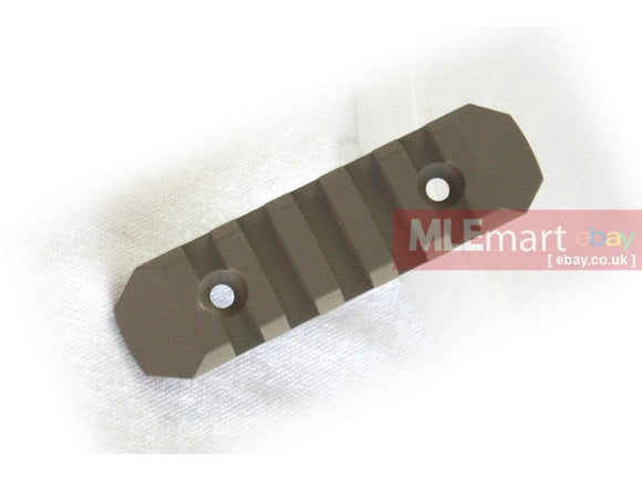 UFC 5-Slot Keymod & M-LOK Rail TAN - MLEmart.com