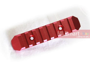 UFC 7-Slot Keymod & M-LOK Rail Red - MLEmart.com