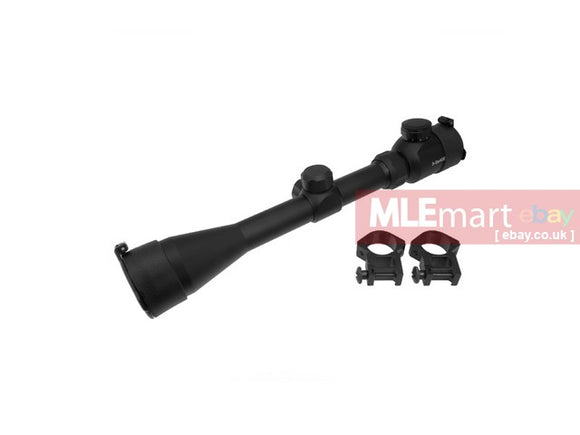 UFC 3-9x40E Red / Green Reticle BK - MLEmart.com