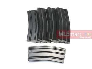 UFC M4 Metal Mid-Cap Magazine ( 120 Rds ) (5pcs) BK - MLEmart.com